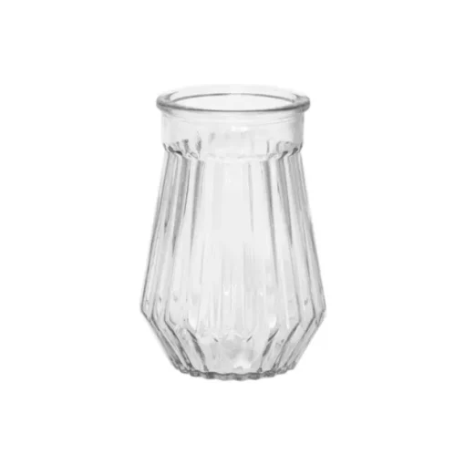 Glass Angela Vase Clear (11x16.5cmH)
