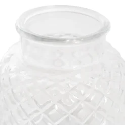 Glass Ann Bottle Vase Small Clear (12.3x12cmH)