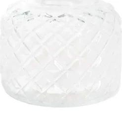 Glass Ann Bottle Vase Small Clear (12.3x12cmH)