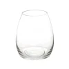 Glass Belly Vase Clear (17.7Dx20cmH)
