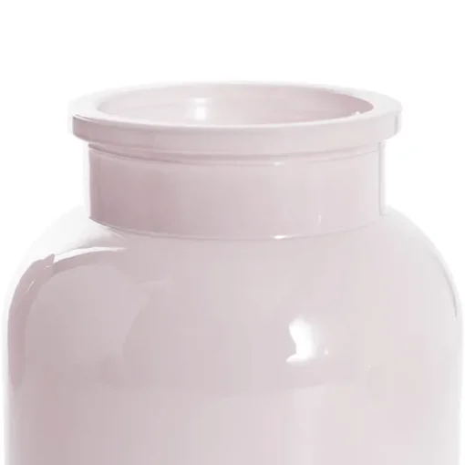 Glass Botany Bottle Glossy Dusty Pink (14x16cmH)