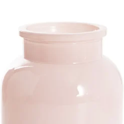 Glass Botany Bottle Glossy Sand Pink (14x16cmH)