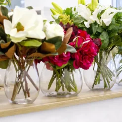 Glass Claire Vase Clear (15Dx18cmH)