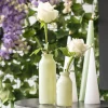 Glass Classic Milk Bottle Solid Glossy Sage (5x10cmH)