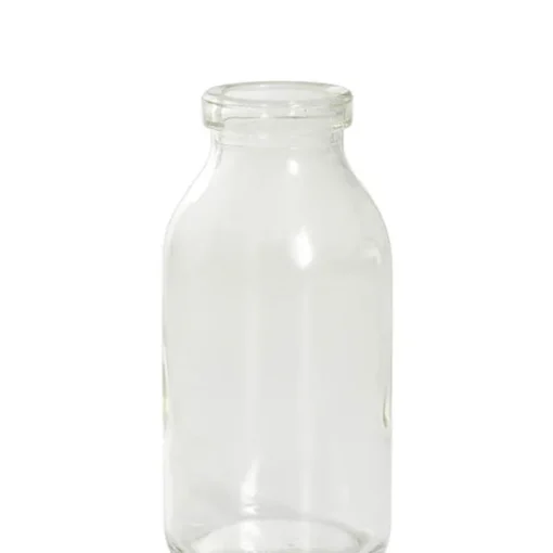 Glass Classic Milk Bottle Sage (5x10cmH)