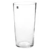 Glass Conical Floral Vase Clear (14Dx30cmH)