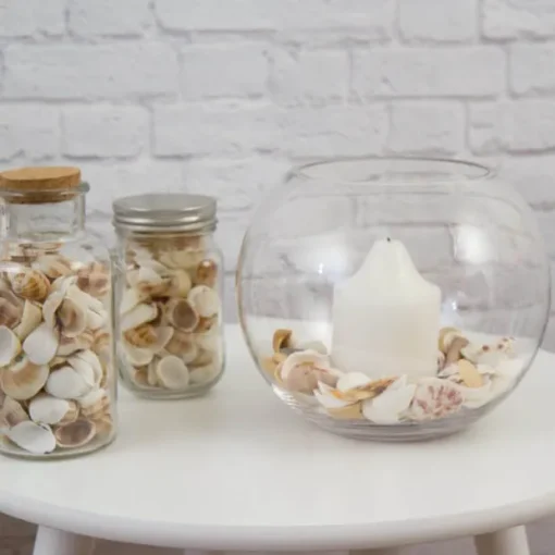 Glass Fish Bowl 18cm Clear (11TDx18Dx16cmH)