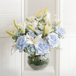 Glass Fish Bowl 25cm Clear Promo (25Dx19.5cmH)