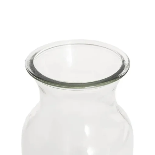 Glass Ginger Flared Vase Solid Clear (12Dx20cmH)