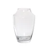 Glass Luna Vase Clear (16Dx25cmH)