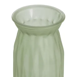 Glass Lynne Bottle Vase Frosted Sage (11x11.5x20cmH)