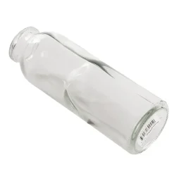 Glass Tall Milk Bottle Clear (5.5x16cmH)