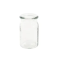 Glass Valley Jar Clear (8x14cmH)