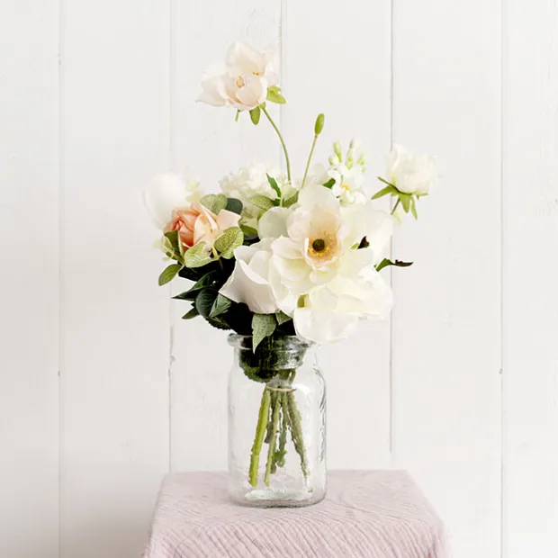 Glass Valley Jar Clear (8x14cmH)