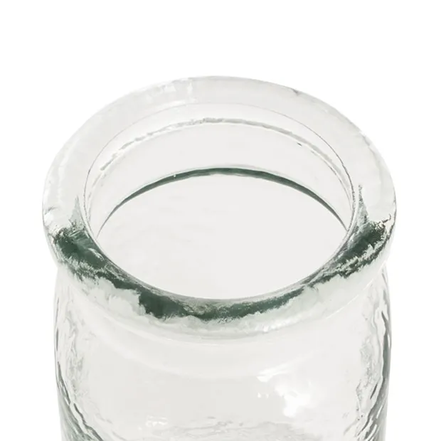 Glass Valley Jar Clear (8x14cmH)
