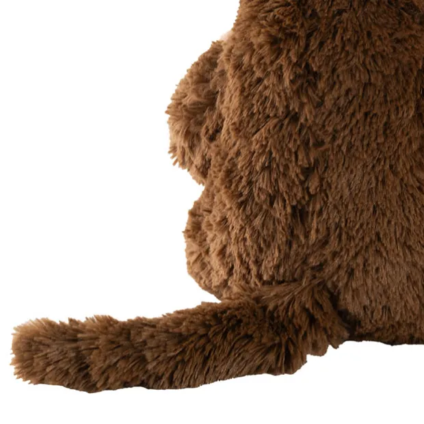 Gorilla George w I'm Ape Over You Heart Plush Brown (34cmST)