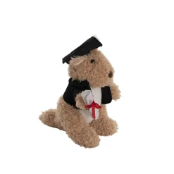 Graduation Kangaroo Skippy Plush Soft Toy Brown (24cmHT)