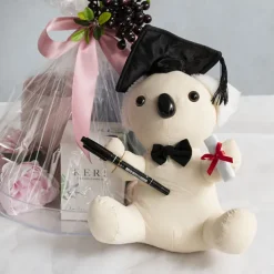 Graduation Signature Calico Koala with Pen (25cmST)