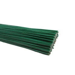 Green Florist Wire 22.5cm (9 inch) 22 Gauge 1kg Tube