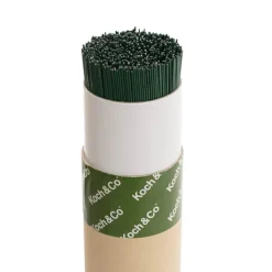 Green Florist Wire 22.5cm (9 inch) 24 Gauge 1kg Tube