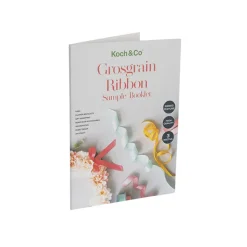 Grosgrain Ribbon 15mm Sample Swatch Book (A4)