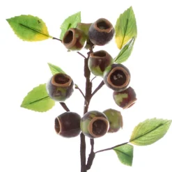 Gumnut Spray Large x10 Green Blue (38cmH)