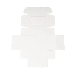 Hamper Gift Box PVC Window Small White (26.5x20.5x10.4cmH)