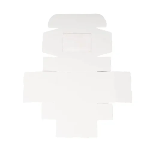 Hamper Gift Box PVC Window Small White (26.5x20.5x10.4cmH)