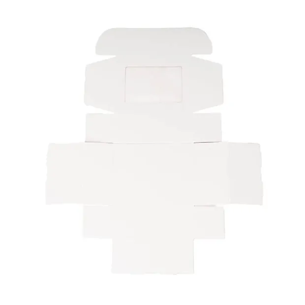 Hamper Gift Box PVC Window Small White (26.5x20.5x10.4cmH)