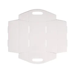 Hamper Tray Flat Pack Mini White Pack 2 (20x12.5x6cmH)