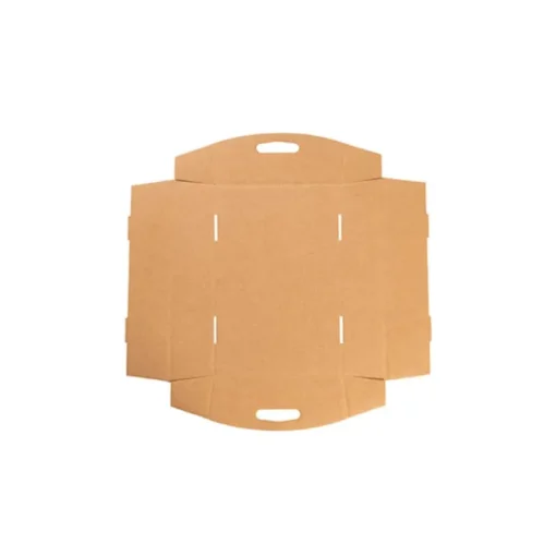 Hamper Tray Flat Pack Mini Kraft Brown (20x12.5x6cmH)