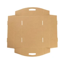 Hamper Tray Flat Pack Small Kraft Brown Pack 2 (30x19x6cmH)