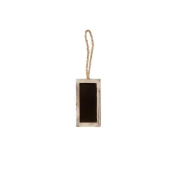 Hanging Chalkboard Rectangle Mini Portrait Brown (5x10cm)