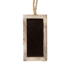 Hanging Chalkboard Rectangle Mini Portrait Brown (5x10cm)