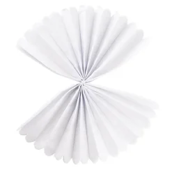 Hanging Tissue Pom Pom Pack 2 White (50cmD)