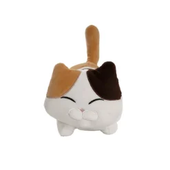 Happy Cat Plush Puff Soft Toy Brown (22cmHT)