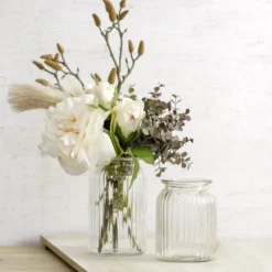 Hurricane Glass Jar Clear Medium (11Dx15cmH)