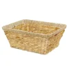 Hyacinth Basket Taper Rectangle Large (40x30x16cmH) Natural