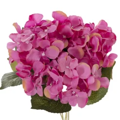 Hydrangea Spray x 5 Heads Hot Pink (49cmH)