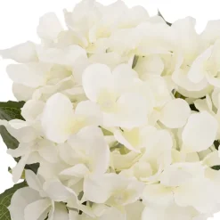 Hydrangea Spray x 5 Heads Creamy White (49cmH)