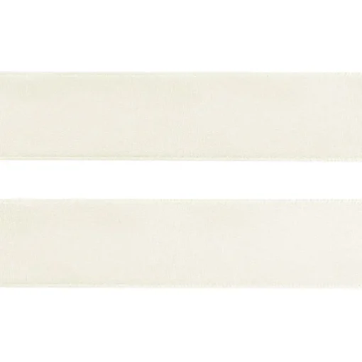 Jumbo Bulk Ribbon Single Face Satin Bridal White (25mmx100m)