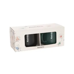 Koch & Co Edition Mug S2 Green & Black (8.5cmDx9cmHx12.5cmW)