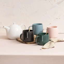 Koch & Co Edition Mug S2 Green & Black (8.5cmDx9cmHx12.5cmW)