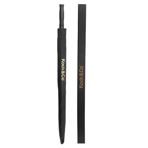 Koch & Co Large Shade Umbrella Midnight Black (137cmD)