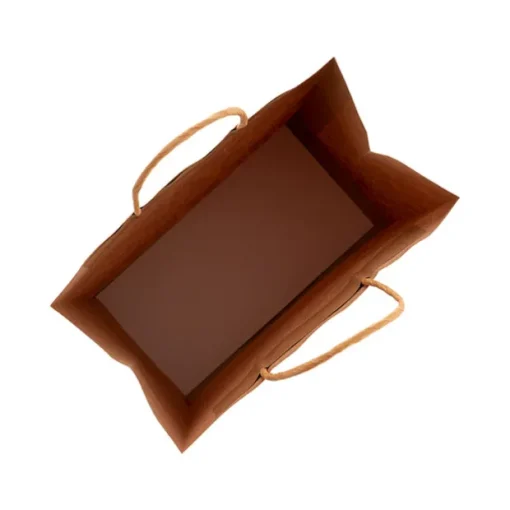 Kraft Paper Bag Shopper Medium Brown Pk10 (205Wx110Gx275mmH)