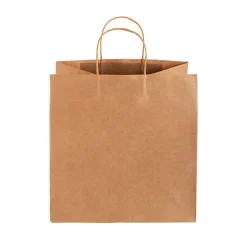 Kraft Paper Bag Takeaway Med Brown Pk10 (305Wx175Gx305mmH)