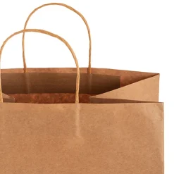 Kraft Paper Bag Takeaway Med Brown Pk10 (305Wx175Gx305mmH)