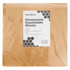 Kraft Paper Honeycomb Expandable Sheet PK50 Brown (50x50cm)