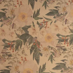 Kraft Paper Peony & Lilly 80gsm Brown Pack 100 (50x70cm)