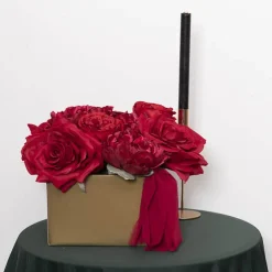 Large Posy Box Autolock Base Pack 10 Gold (22x14cmH)